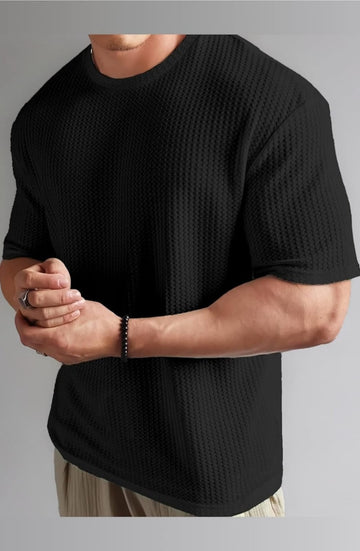 Men's Premium Oversized Black T-Shirt